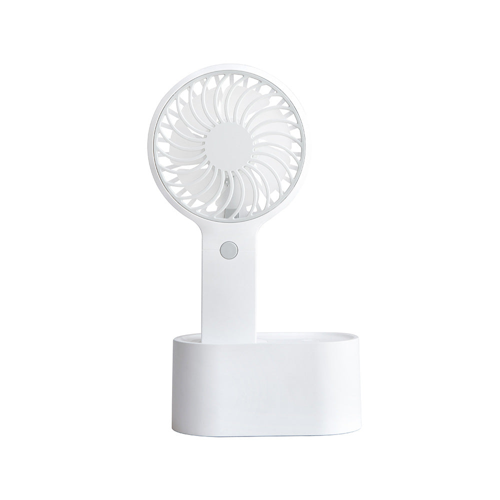 Shaking Head Fan USB Mini Desktop Small Fan Convenient Hand-Held Outdoor Student Fan
