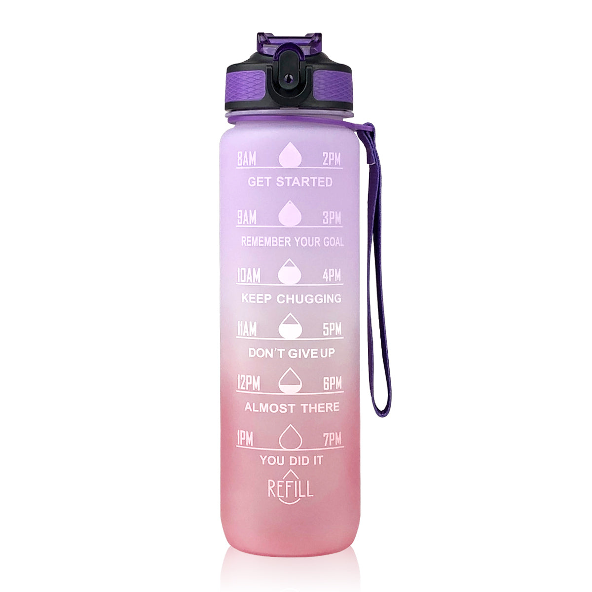 Sports Straw Water Cup Tritan Gradient Bounce Cover Water Bottle Space Cup Outdoor Water Bottle Travel Cup
