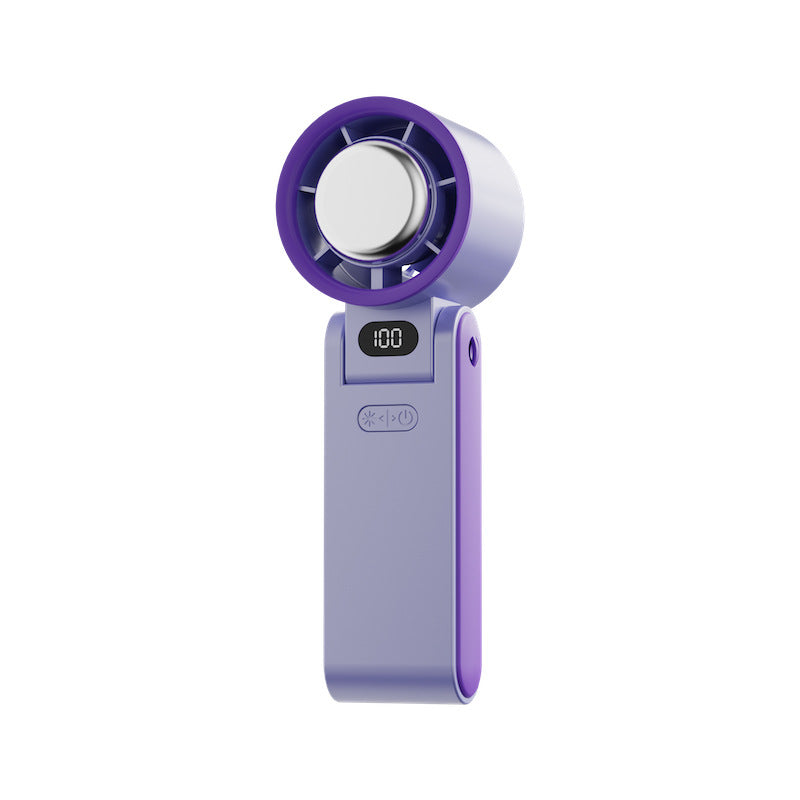 USB Cooling Turbine Hand Fan with 100-Speed Ice-Cooling Function
