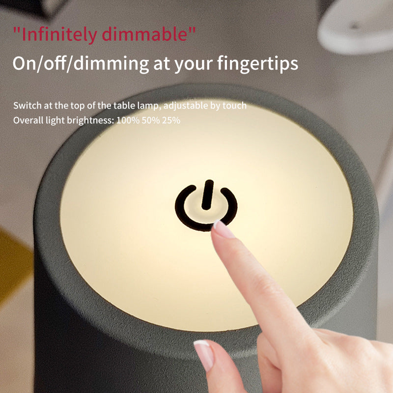 Retro Atmosphere Table Lamp Study Eye Protection Table Lamp USB Rechargeable Living Room Bedside Lamp Restaurant Bar Rotatable Table Lamp