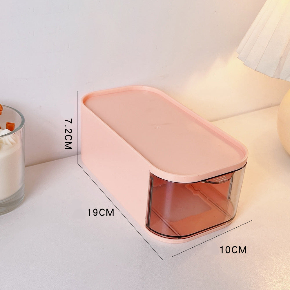 Desktop Drawer Storage Box Desk Small Storage Box Stationery Hand Account Japanese Office Practical Good Pen Holder Trend