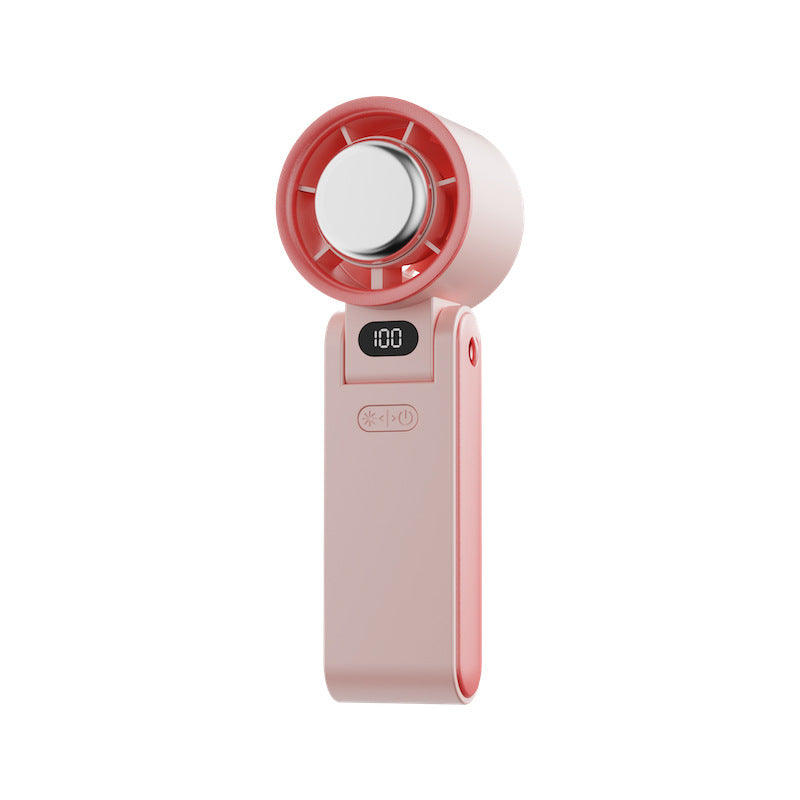 USB Cooling Turbine Hand Fan with 100-Speed Ice-Cooling Function