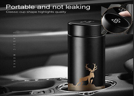 500ML Thermos Vacuum Flasks Temperature Display 304 Stainless Water Bottle Travel Sport Home  Large Cup Mugs Gift for Men Women