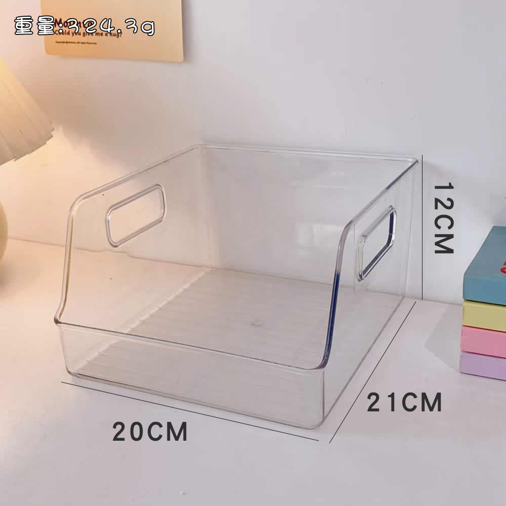 Acrylic Transparent Book Stand Ins Student Desk Put Book Storage Box Artifact Bookend Table Bookshelf Desktop