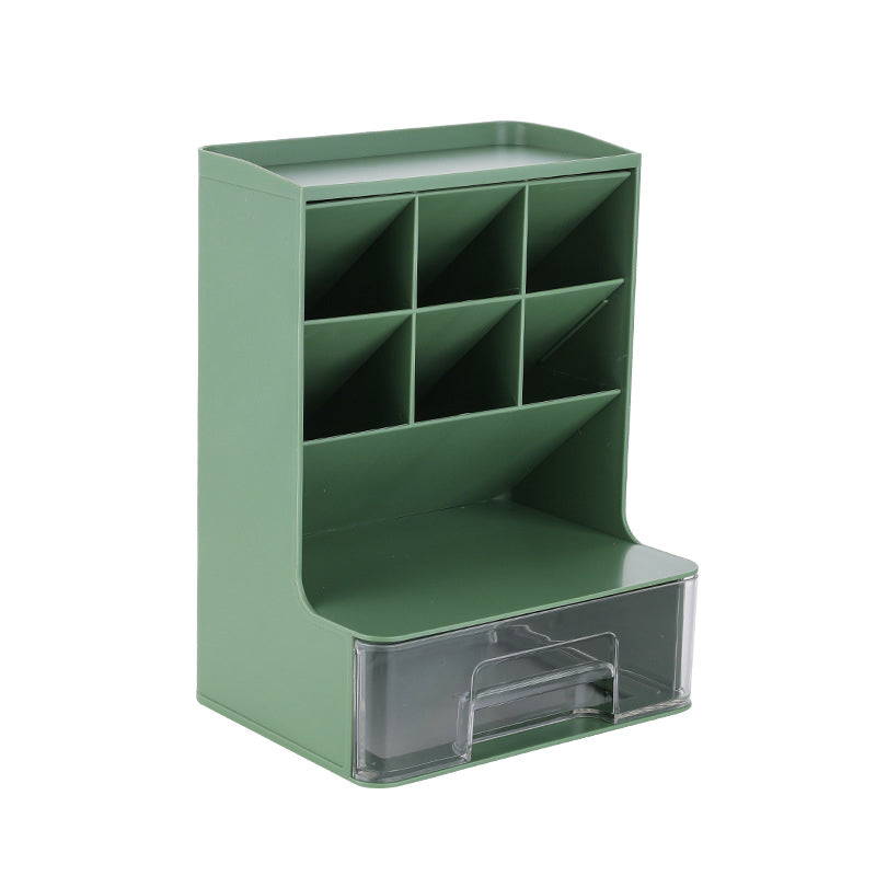 Desktop Storage Box Ins Oblique Insertion Pen Container Office Stationery Marker Makeup Cosmetics Eyebrow Pencil Storage