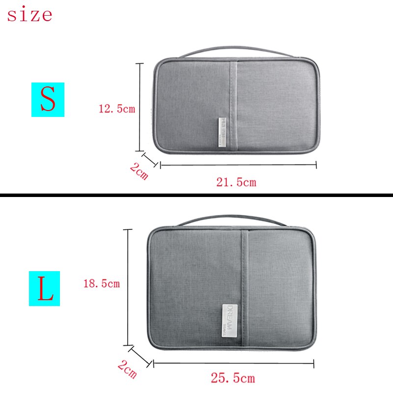 Passport Covers purse Holder Card Package Credit id Card Holder Wallet Organizer Travel accessories Document Bag