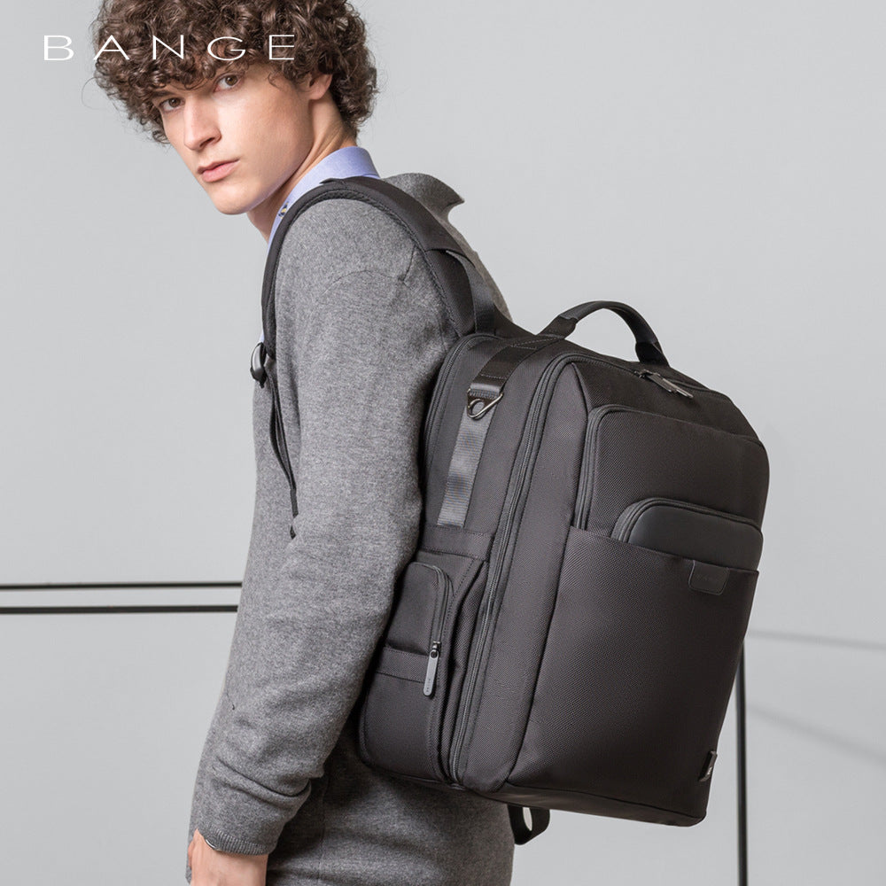 New Travel Large Capacity Men's Backpack Business Casual Computer Backpack College Student Simple School Bag