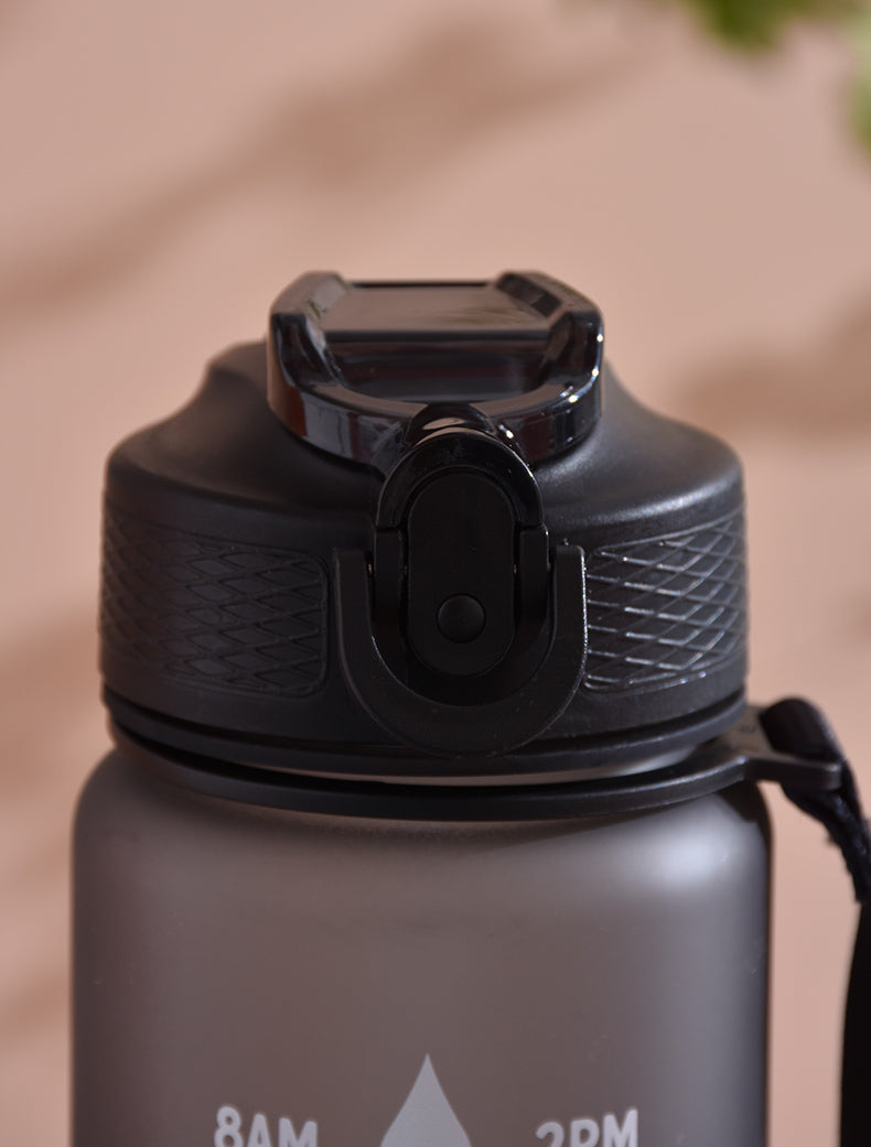 Sports Straw Water Cup Tritan Gradient Bounce Cover Water Bottle Space Cup Outdoor Water Bottle Travel Cup