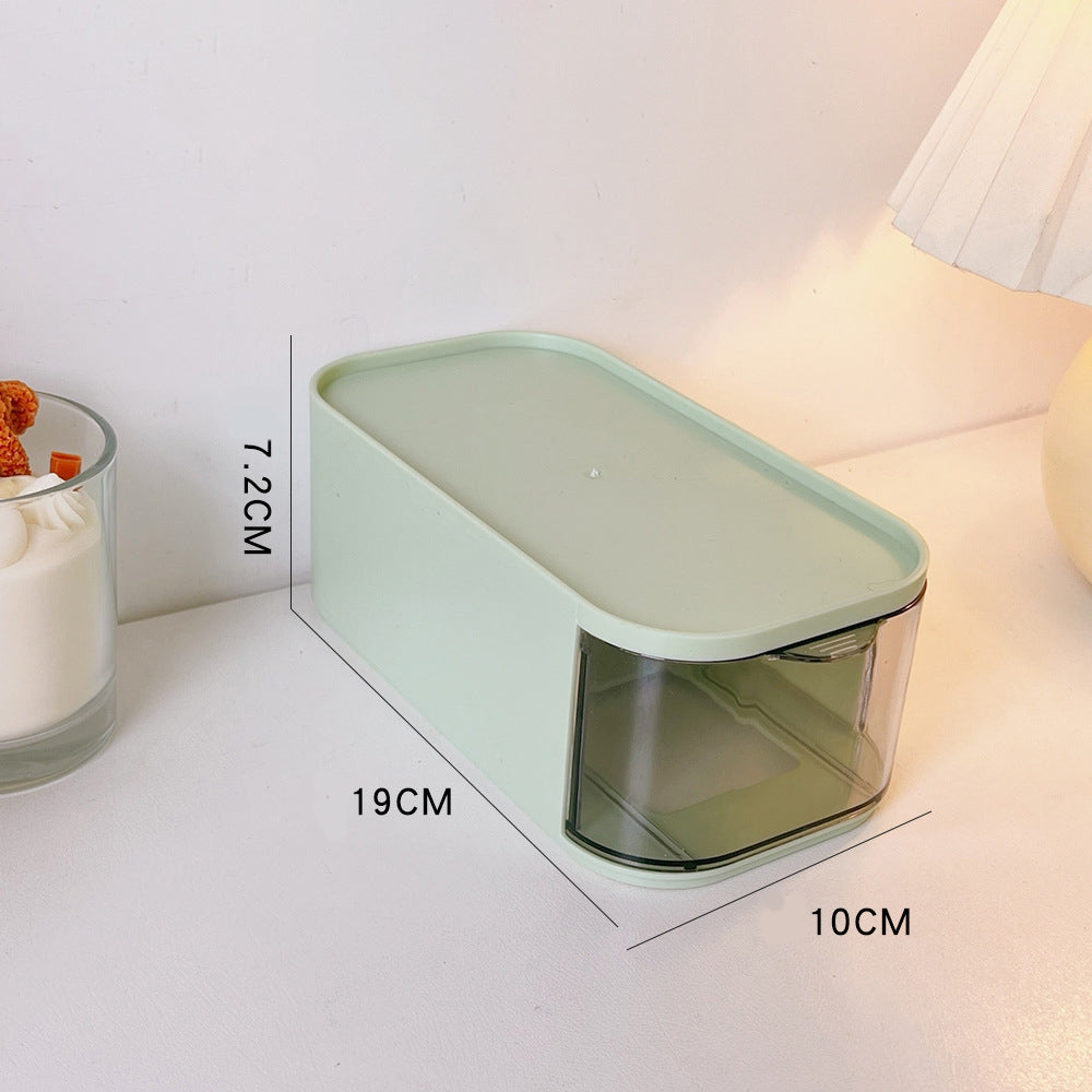 Desktop Drawer Storage Box Desk Small Storage Box Stationery Hand Account Japanese Office Practical Good Pen Holder Trend
