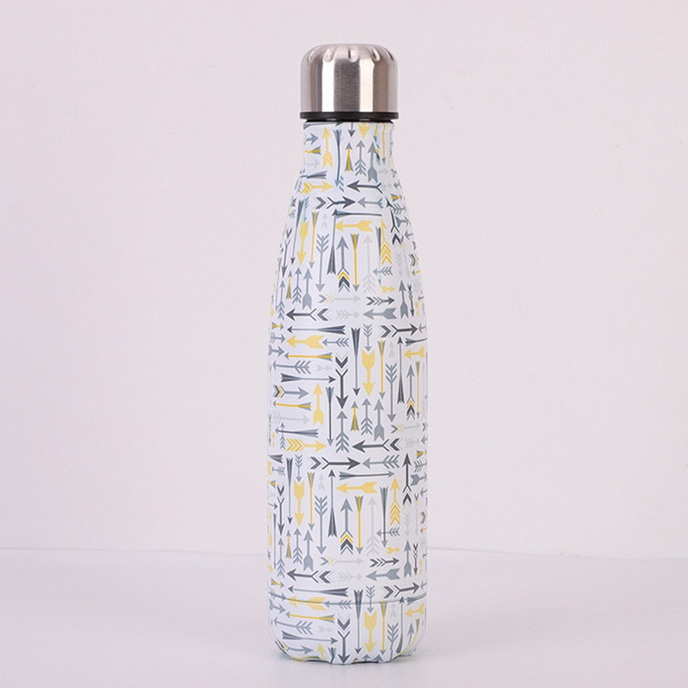 Stainless Steel Vacuum Insulated Water Bottle Flask Thermal Sports Chilly 500ML