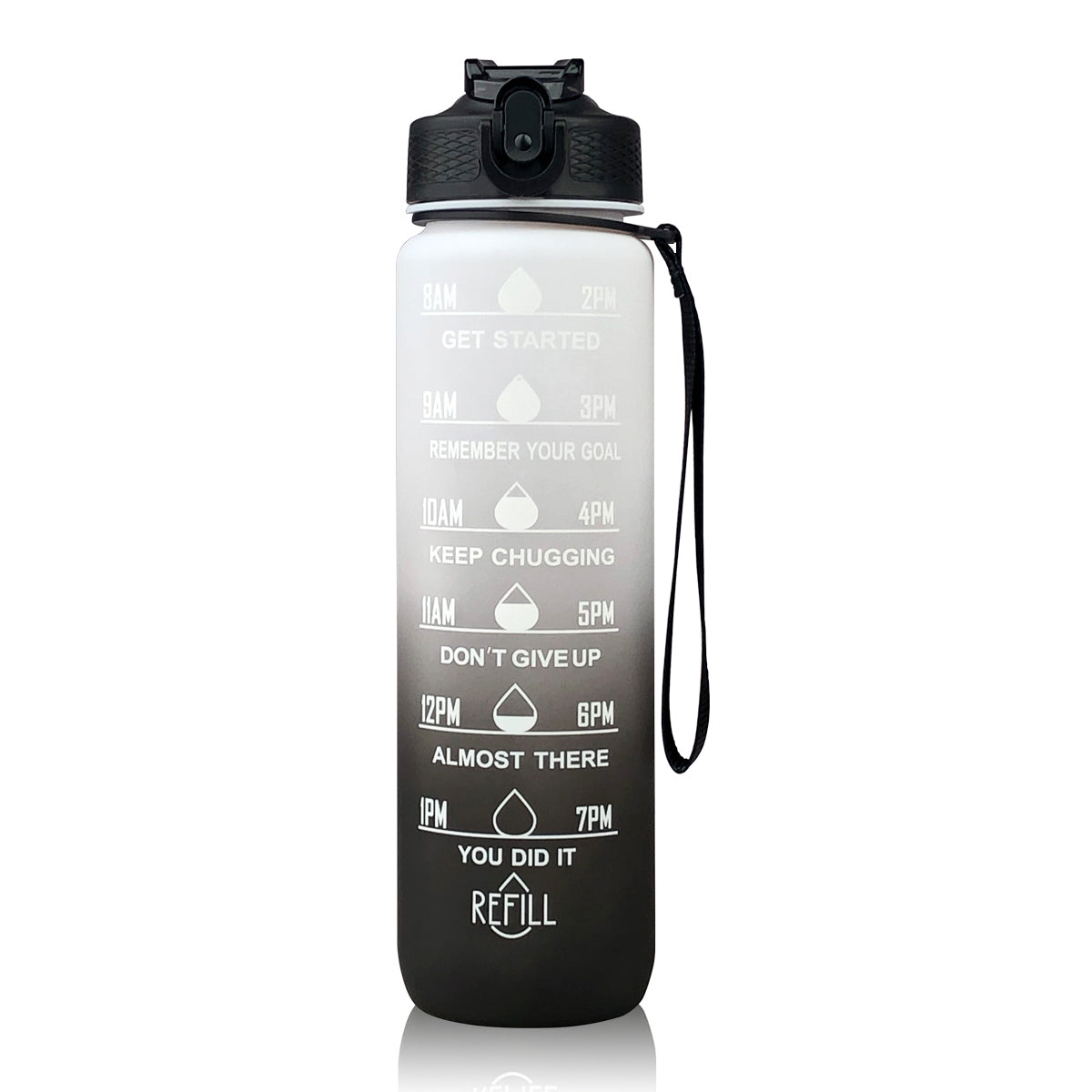 Sports Straw Water Cup Tritan Gradient Bounce Cover Water Bottle Space Cup Outdoor Water Bottle Travel Cup