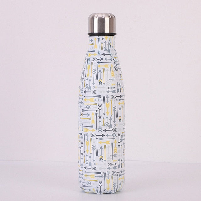 Stainless Steel Vacuum Insulated Water Bottle Flask Thermal Sports Chilly 500ML