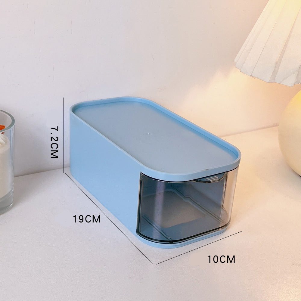 Desktop Drawer Storage Box Desk Small Storage Box Stationery Hand Account Japanese Office Practical Good Pen Holder Trend