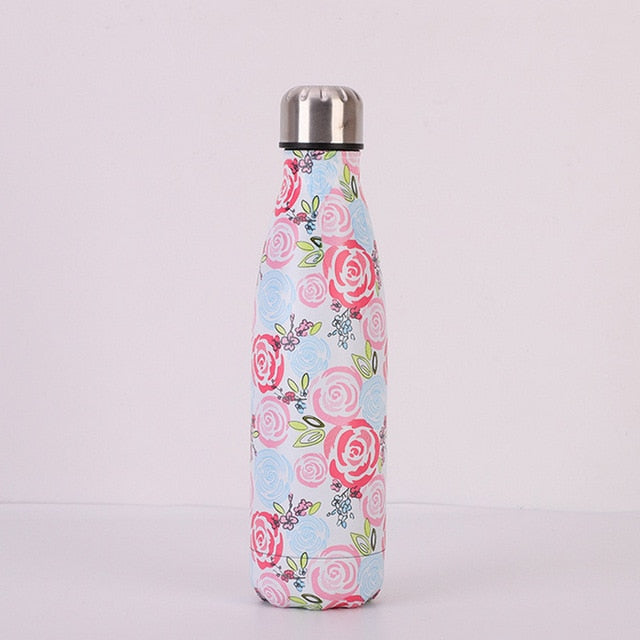 Stainless Steel Vacuum Insulated Water Bottle Flask Thermal Sports Chilly 500ML