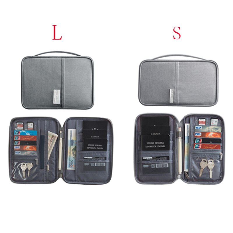 Passport Covers purse Holder Card Package Credit id Card Holder Wallet Organizer Travel accessories Document Bag