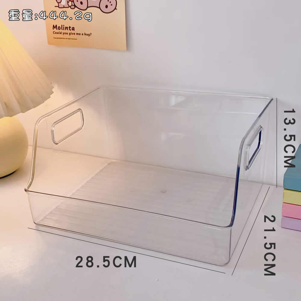 Acrylic Transparent Book Stand Ins Student Desk Put Book Storage Box Artifact Bookend Table Bookshelf Desktop