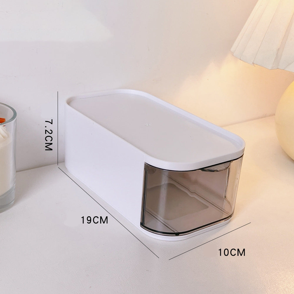 Desktop Drawer Storage Box Desk Small Storage Box Stationery Hand Account Japanese Office Practical Good Pen Holder Trend