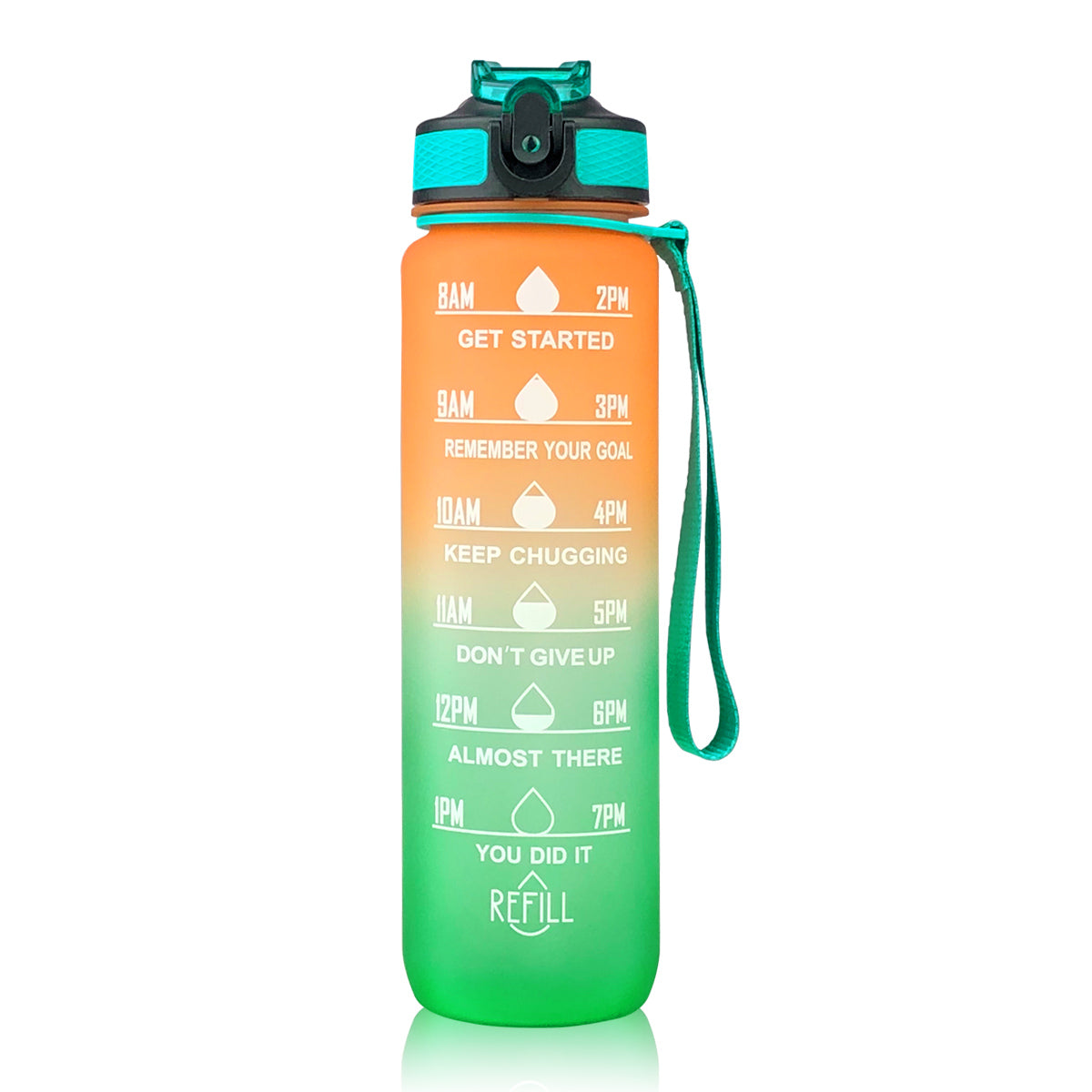 Sports Straw Water Cup Tritan Gradient Bounce Cover Water Bottle Space Cup Outdoor Water Bottle Travel Cup