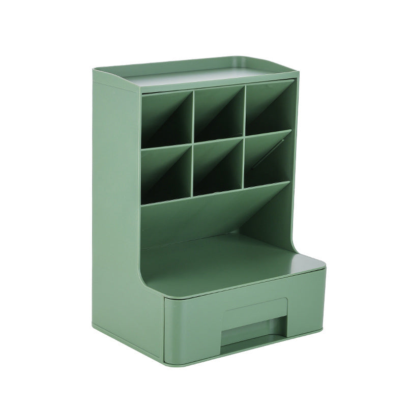 Desktop Storage Box Ins Oblique Insertion Pen Container Office Stationery Marker Makeup Cosmetics Eyebrow Pencil Storage