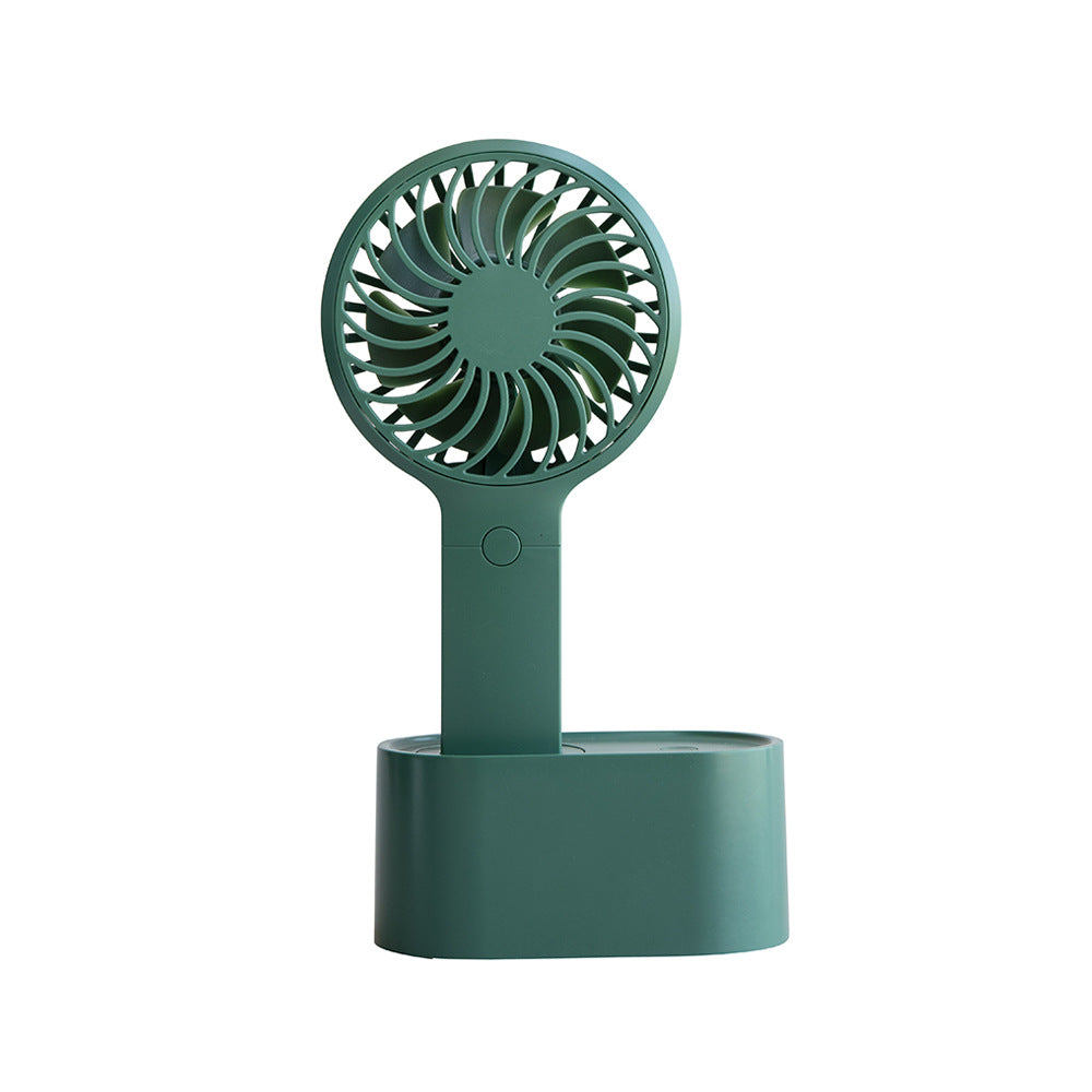 Shaking Head Fan USB Mini Desktop Small Fan Convenient Hand-Held Outdoor Student Fan