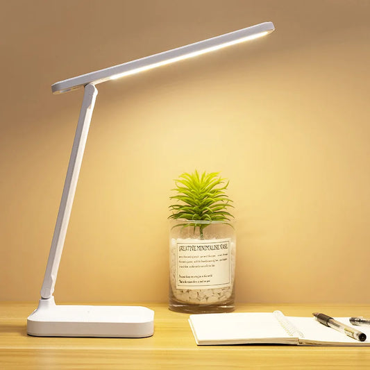 LED desk lamp USB rechargeable foldable desk lamp desk eye protection night light