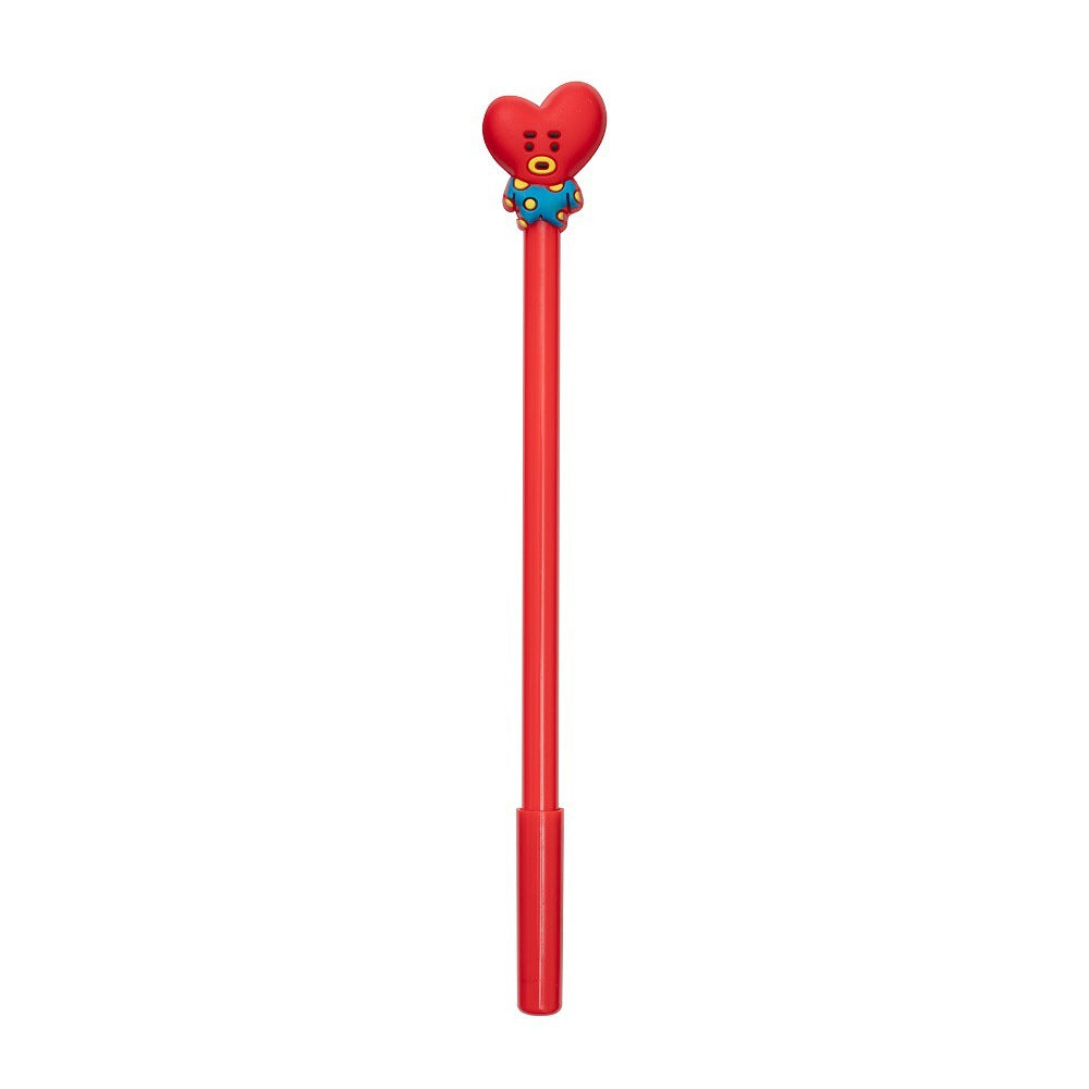 Bulletproof Youth League Surrounding Gel Pen Writing Pen Cartoon Cute Ballpoint Pen Student Stationery 0.5mm